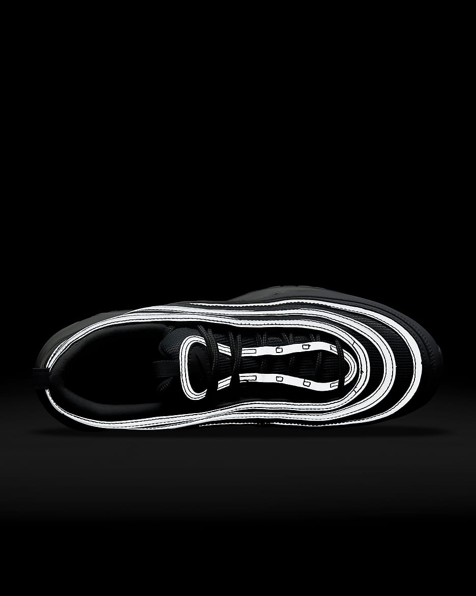 Black nike 97 air max best sale